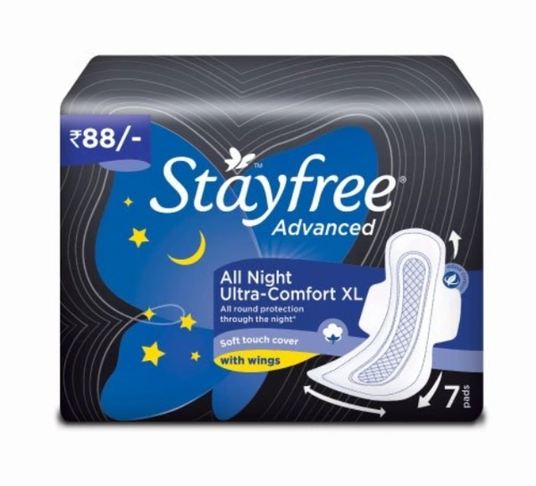 STAYFREE ADVANCED ALL NIGHT XL - 7 Pads